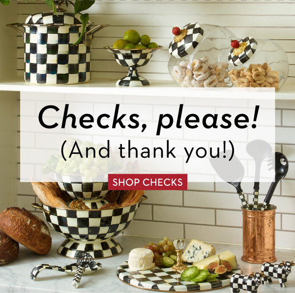 CHECKS, PLEASE! (AND THANK YOU!) | SHOP CHECKS