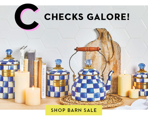 CHECKS GALORE! | SHOP BARN SALE