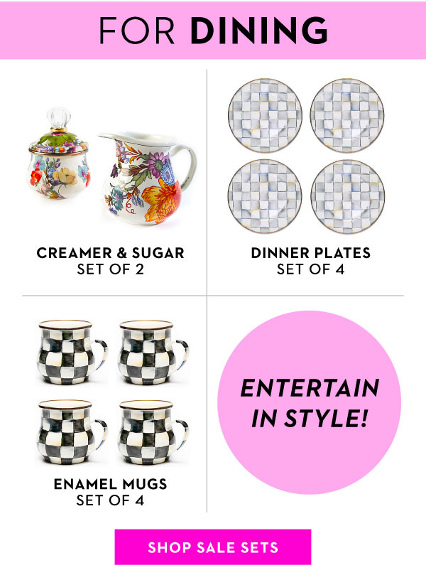 FOR DINING | SHOP SALE SETS