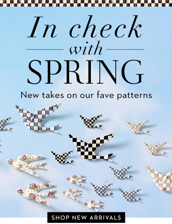 IN CHECK WITH SPRING | SHOP NEW ARRIVALS