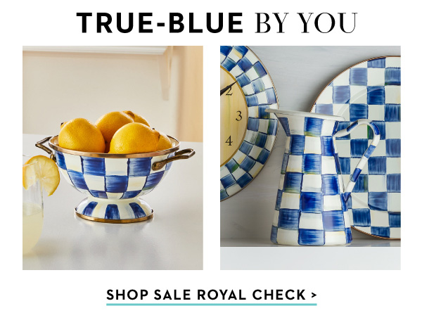 TRUE-BLUE BY YOU | SHOP SALE ROYAL CHECK