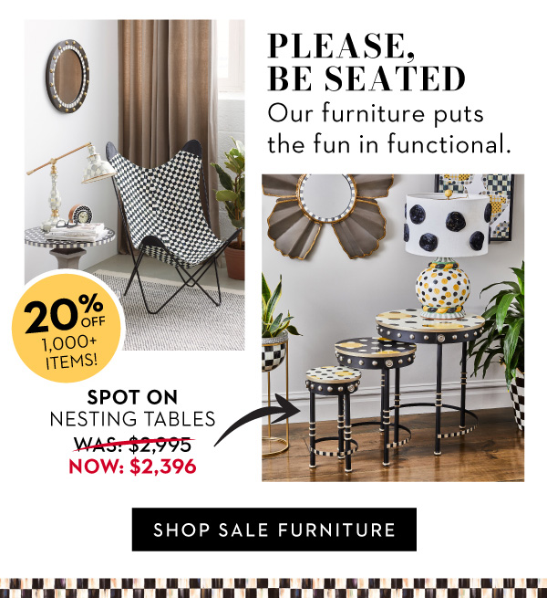 PLEASE, BE SEATED | SHOP SALE FURNITURE
