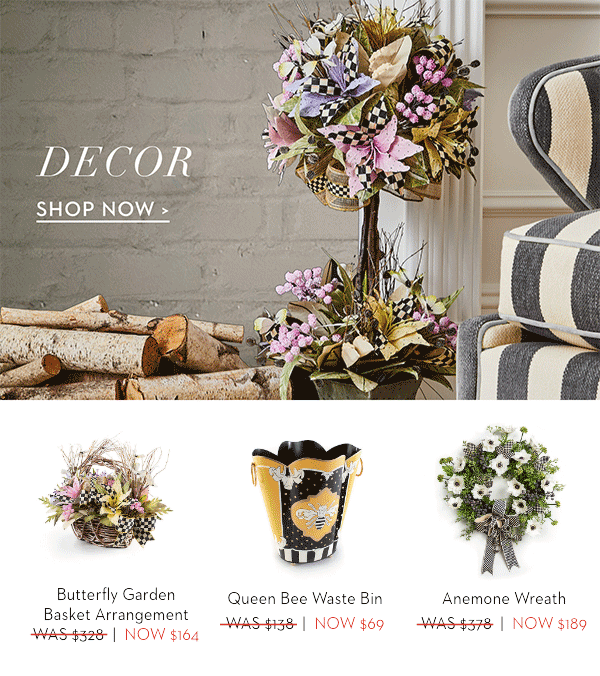 Floortoceiling savings for every room. MacKenzieChilds