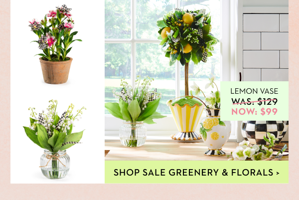 SHOP SALE GREENERY & FLORALS