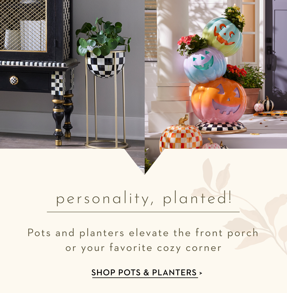 SHOP POTS & PLANTERS