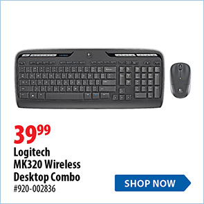 Logitech MK320 Keyboard & Mouse