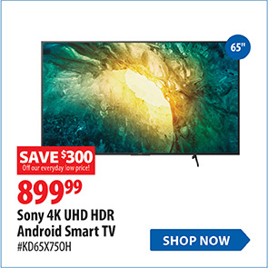 Sony 65-in 4K HDR Ultra HD Android TV