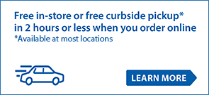 Free curbside or in-store pickup
