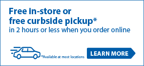 Free curbside or in-store pickup