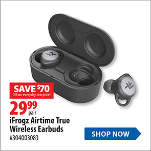 iFrogz Airtime True Wireless Earbuds