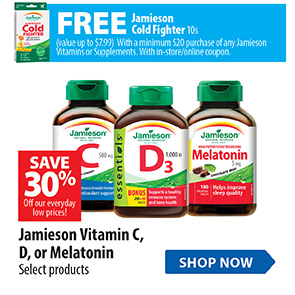 Select Jamieson Vitamins