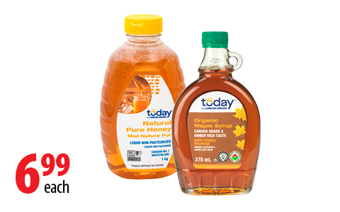 Honey or Maple Syrup