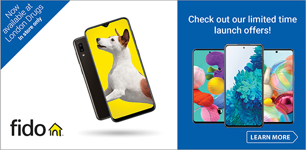 Fido now available at LD! in store only.