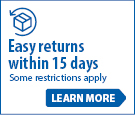 Easy Returns within 15 days.