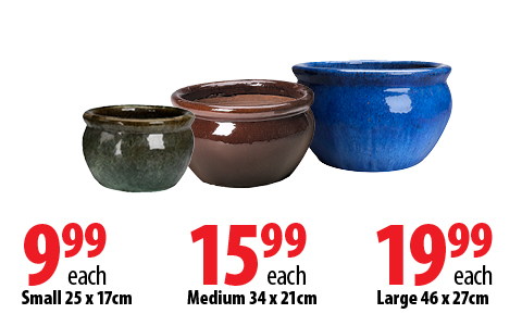 Outdoor Low Pots