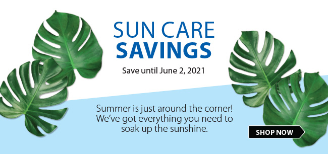 Sun Care Savings Event