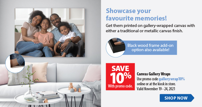Canvas Gallery Wraps