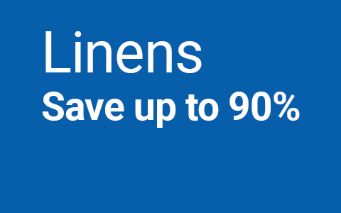 Linens Save up to 90%