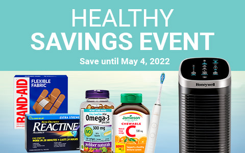 Healthy Savings Event. Save until May 4, 2022