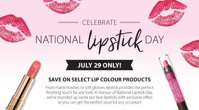 Celebrate National Lipstick Day