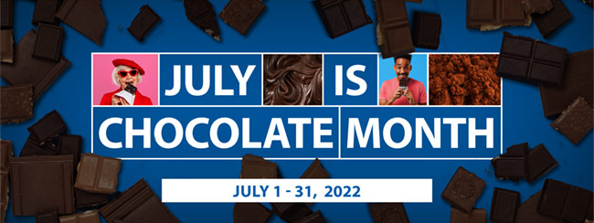 July is Chocolate Month