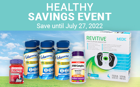 Healthy Savings Event - Save until July 27, 2022