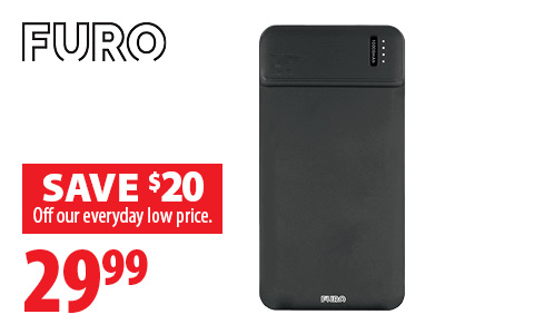 Furo Slim Power Bank. Save $20 off our everyday low price. $29.99