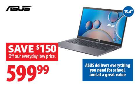 Save $150 off our everyday low price. $599.99