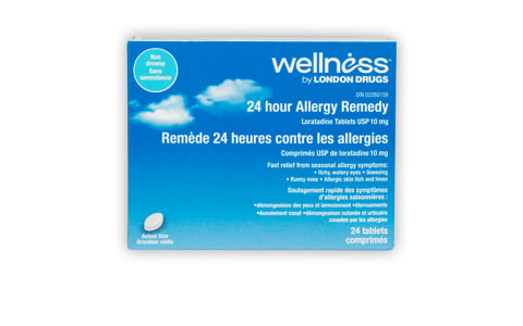 Wellness by London Drugs 24 hour Allery Remedy.