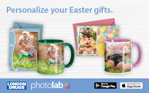 Personalize your easter gifts at our photolab