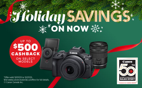 Canon Holiday Savings