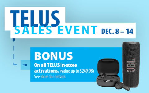 TELUS Sales Event. Dec 8-14