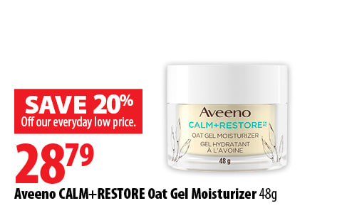 Aveeno CALM+RESTORE Oat Gel Moisturizer - 48g