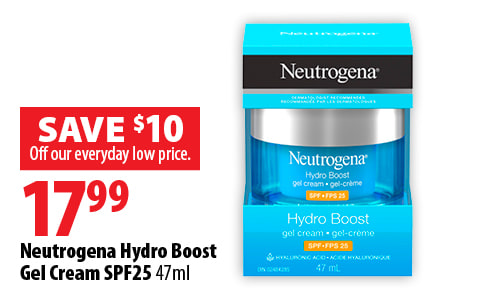 Neutrogena Hydro Boost Gel Cream - SPF25 - 47ml