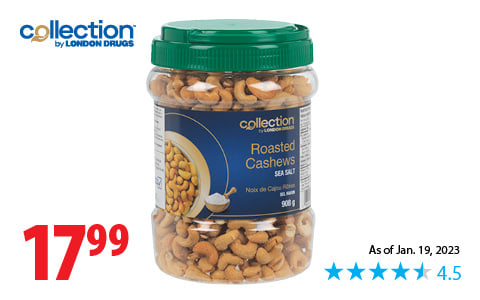 Collection by London Drugs Roasted Cashews. 4.5/5 rating 