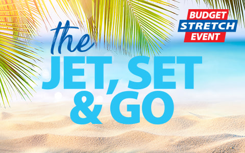 the Jet, Set & Go Budget Stretch Event