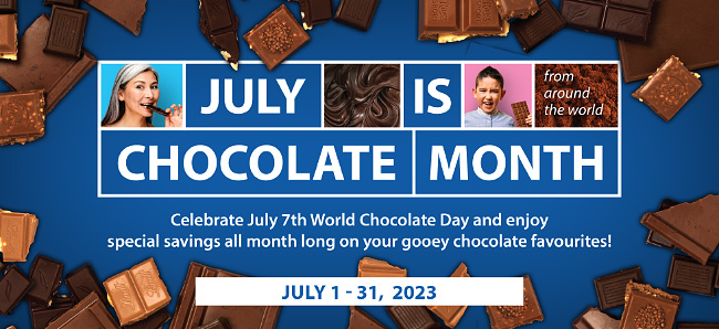 July is Chocolate Month