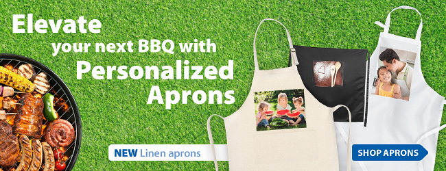 Elevate your next BBQ with personalized Aprons