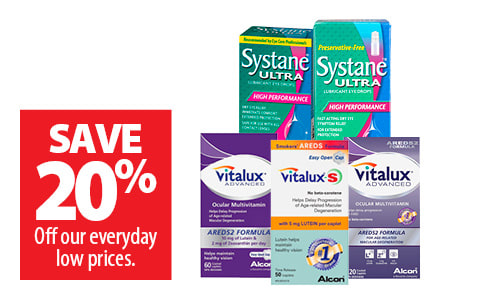 Vitalux and Systane Products
