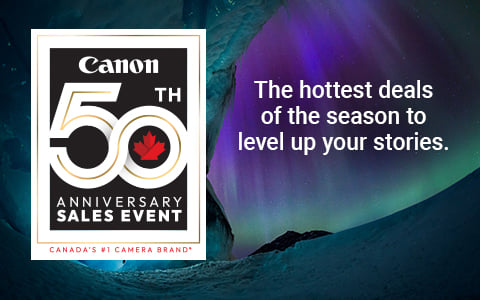 Canon’s 50th Anniversary Sales Event