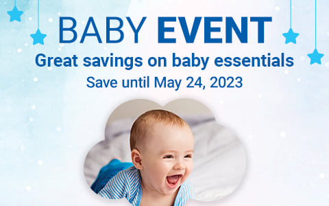 Baby Event. Save until May 24, 2023