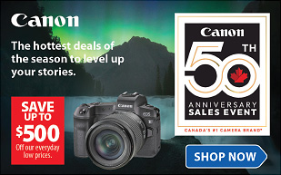 Canon 50th Anniversary Sales Event