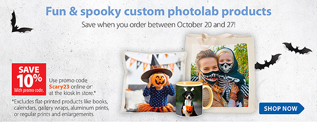 Fun & spooky custom photolab products