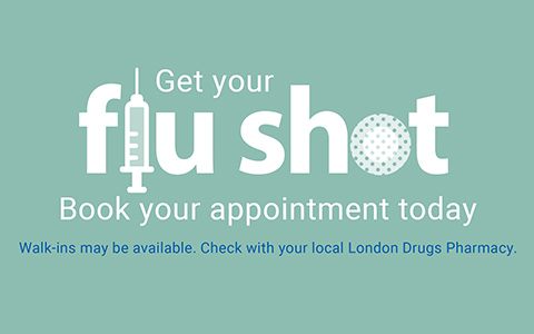 Get you flu shot. Book your appointment today.