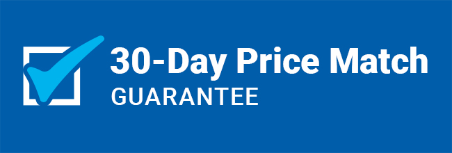 30-Day Price Match guarantee