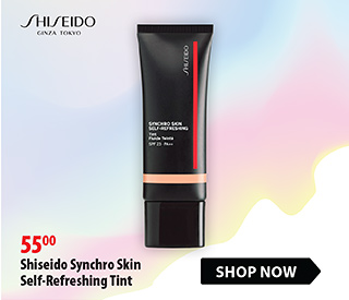 Shiseido synchro skin self-refreshing tint.