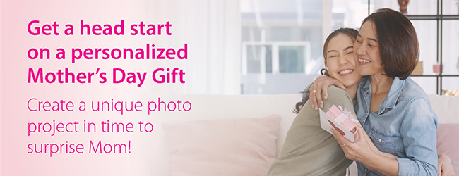 Get a header start on a personalized Mother's Day Gift