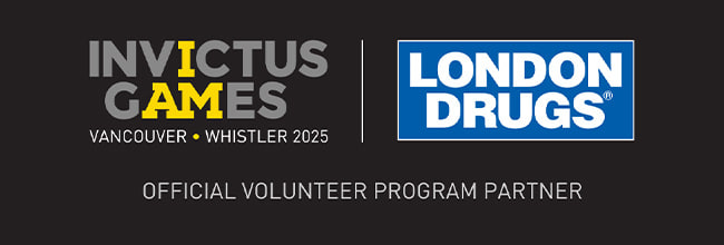 Invictus Games. Vancouver-Whistler 2025. London Drugs Offical Volunteer Program Partner.