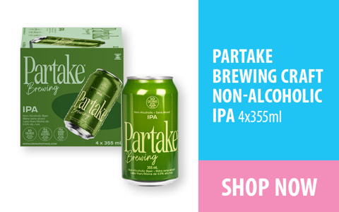 Partake Brewing craft non-alcoholic IPA