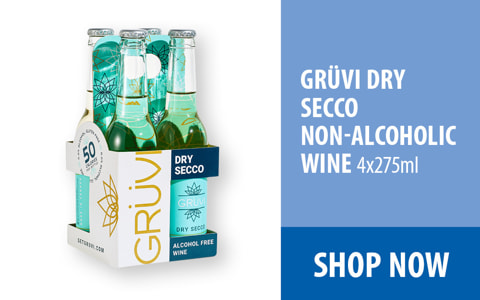 Gruvi Dry Secco non-alcoholic wine